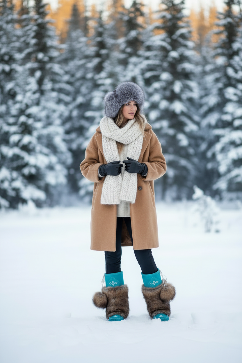 pair of Canadian made mukluks