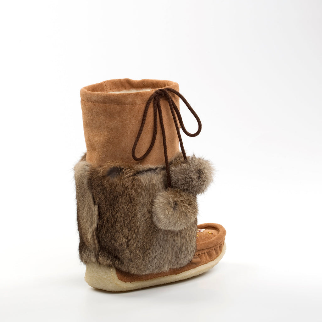 brown mukluks mid-calf made in Canada